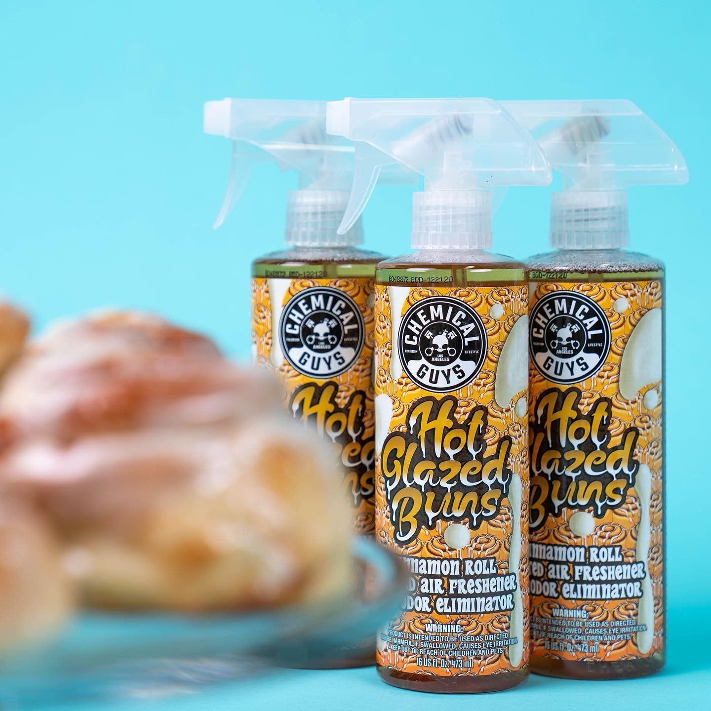 Hot Glazed Buns Cinnamon Roll Scented Air Freshener & Odor Eliminator