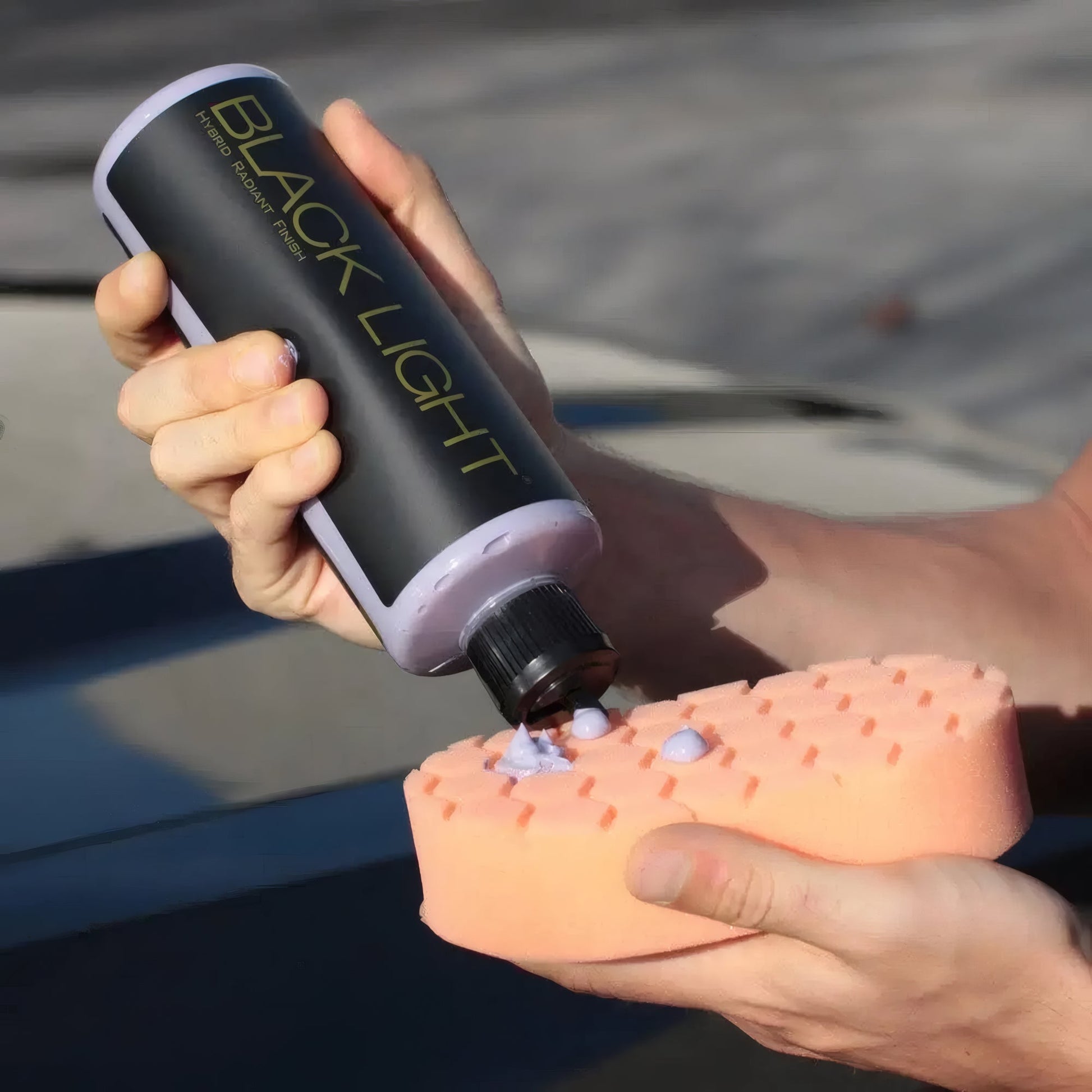 Orange Hex-Logic Hand Applicator Pad - Chemical Guys