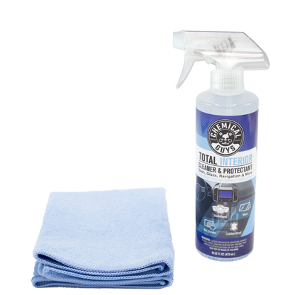 Total Interior Cleaner & Workhorse Microfiber Towel Bundle / Kit