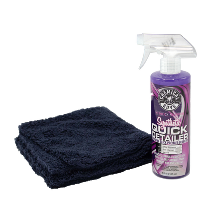 Synthetic Quick Detailer & Happy Ending Microfiber Towel Kit