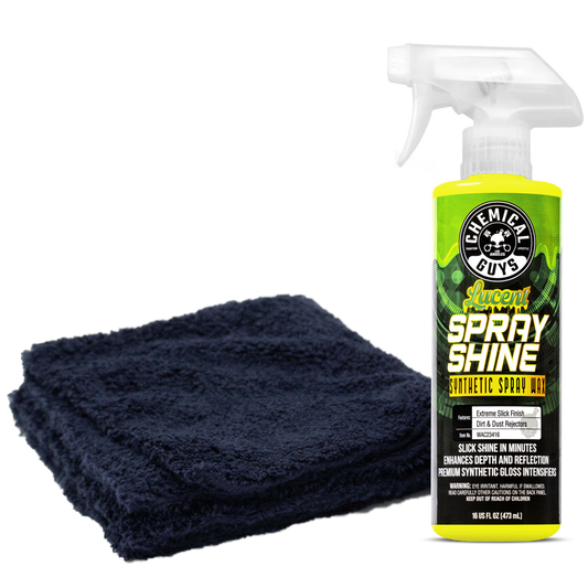 Lucent Spray Shine & Happy Ending Microfiber Towel Bundle / Kit