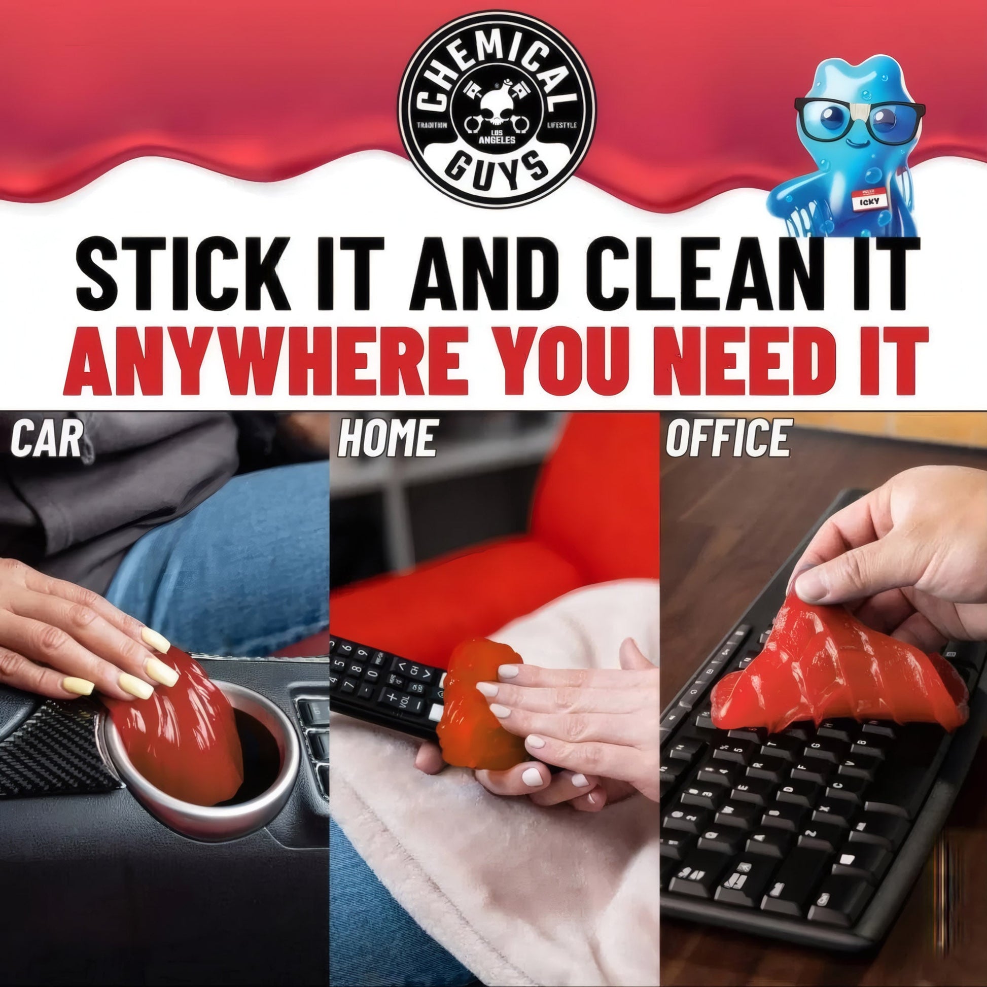 Sticky Icky Car Cleaning Gel 2 Pack - Chemical Guys