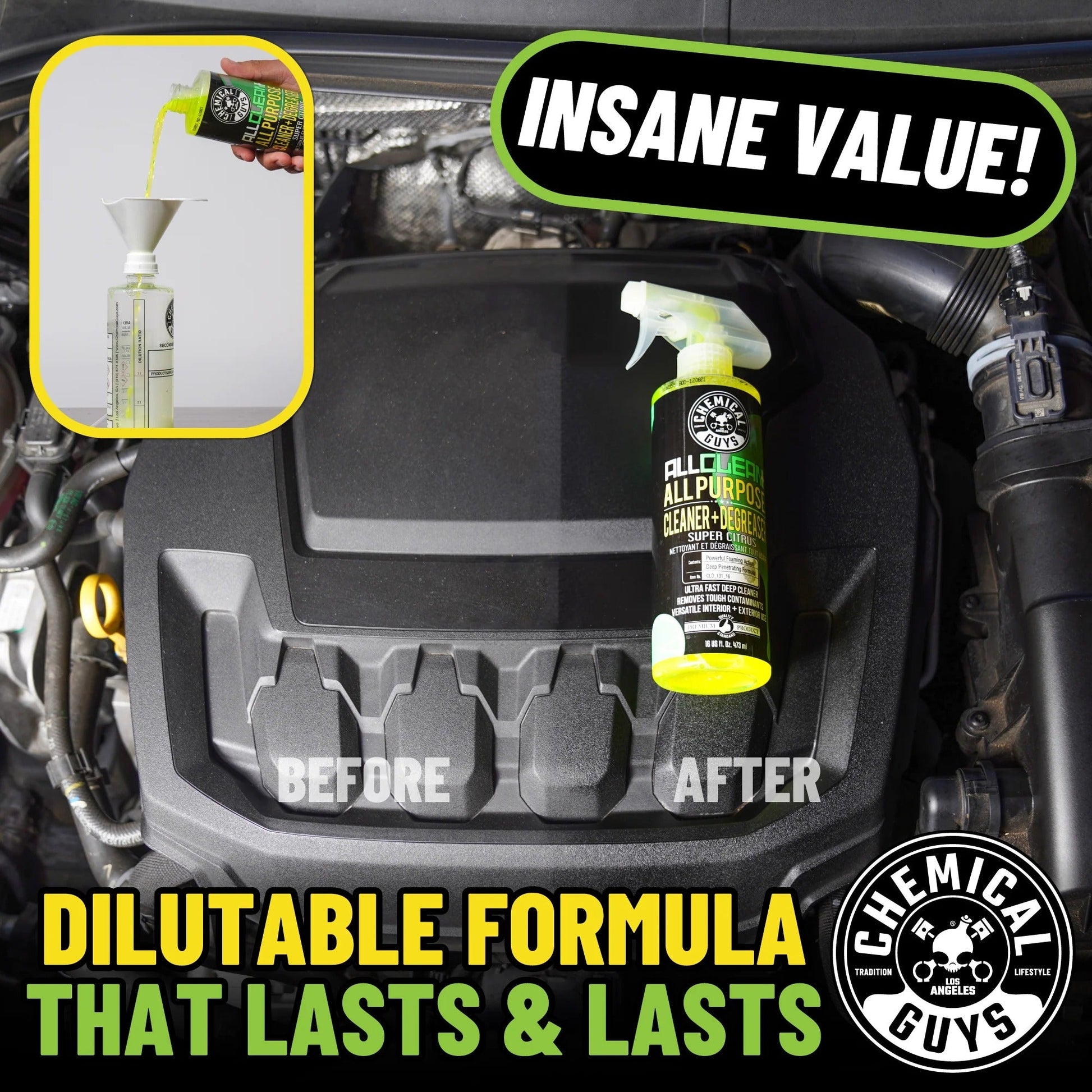All Clean + Citrus Based All Purpose Super Cleaner (16 oz) - Chemical Guys