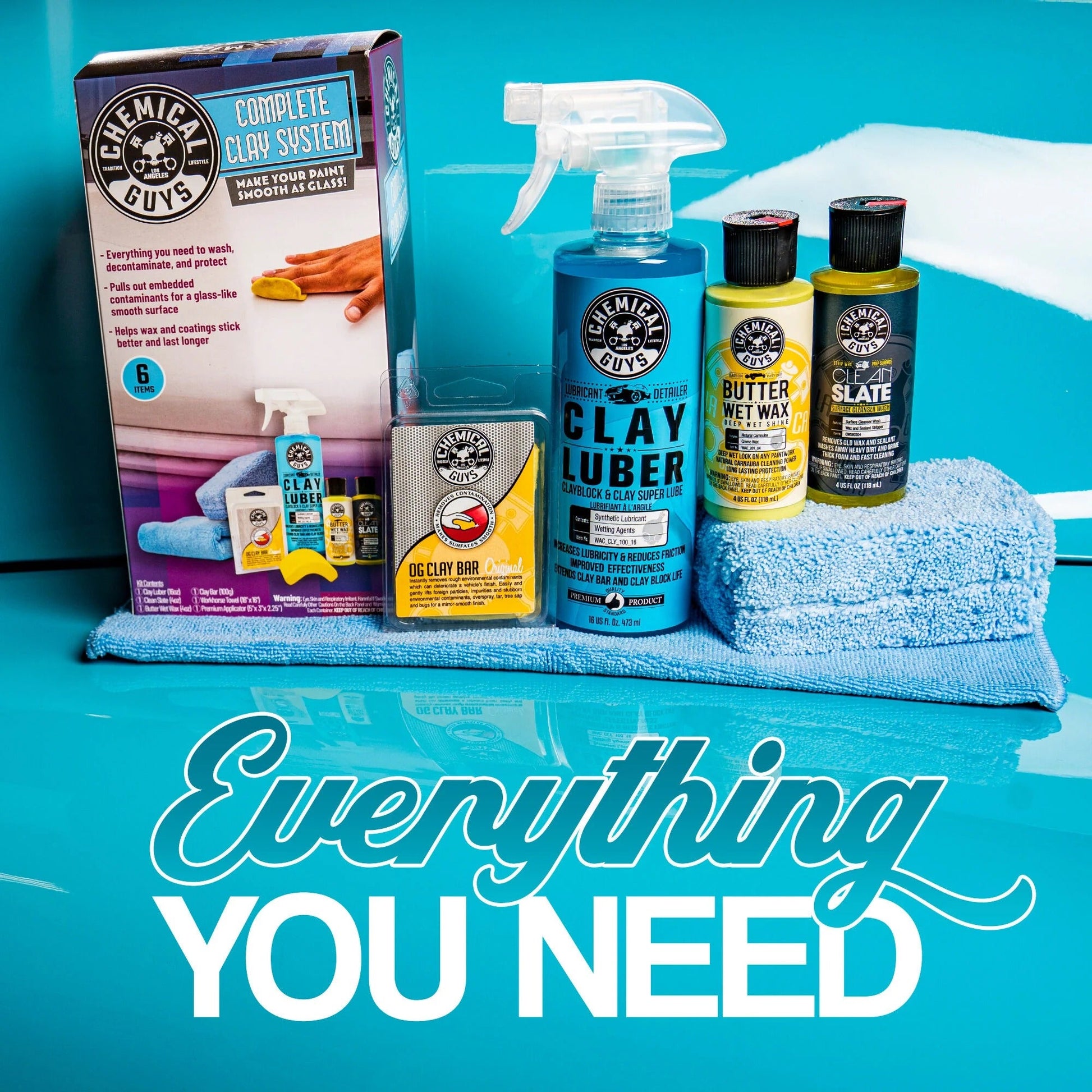 Complete Clay System Kit - Chemical Guys