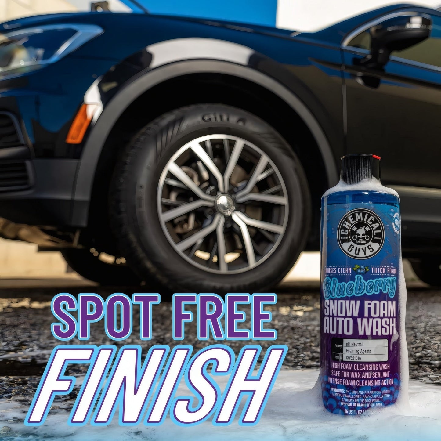 Blueberry Snow Foam Auto Wash (16oz) - Chemical Guys