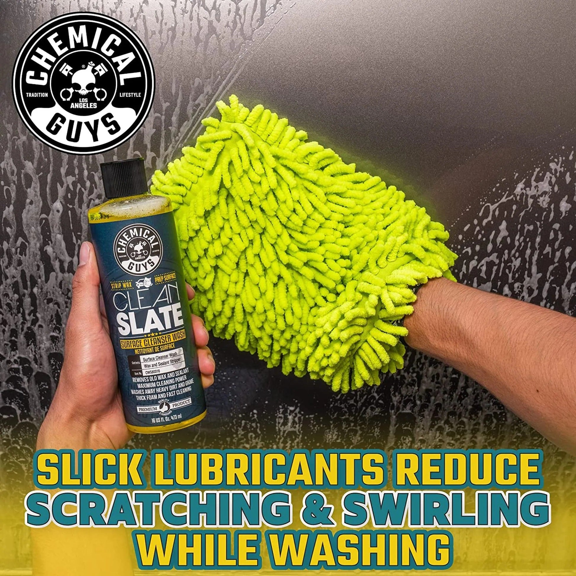 Clean Slate Wax Stripping Car Wash (16oz) - Chemical Guys