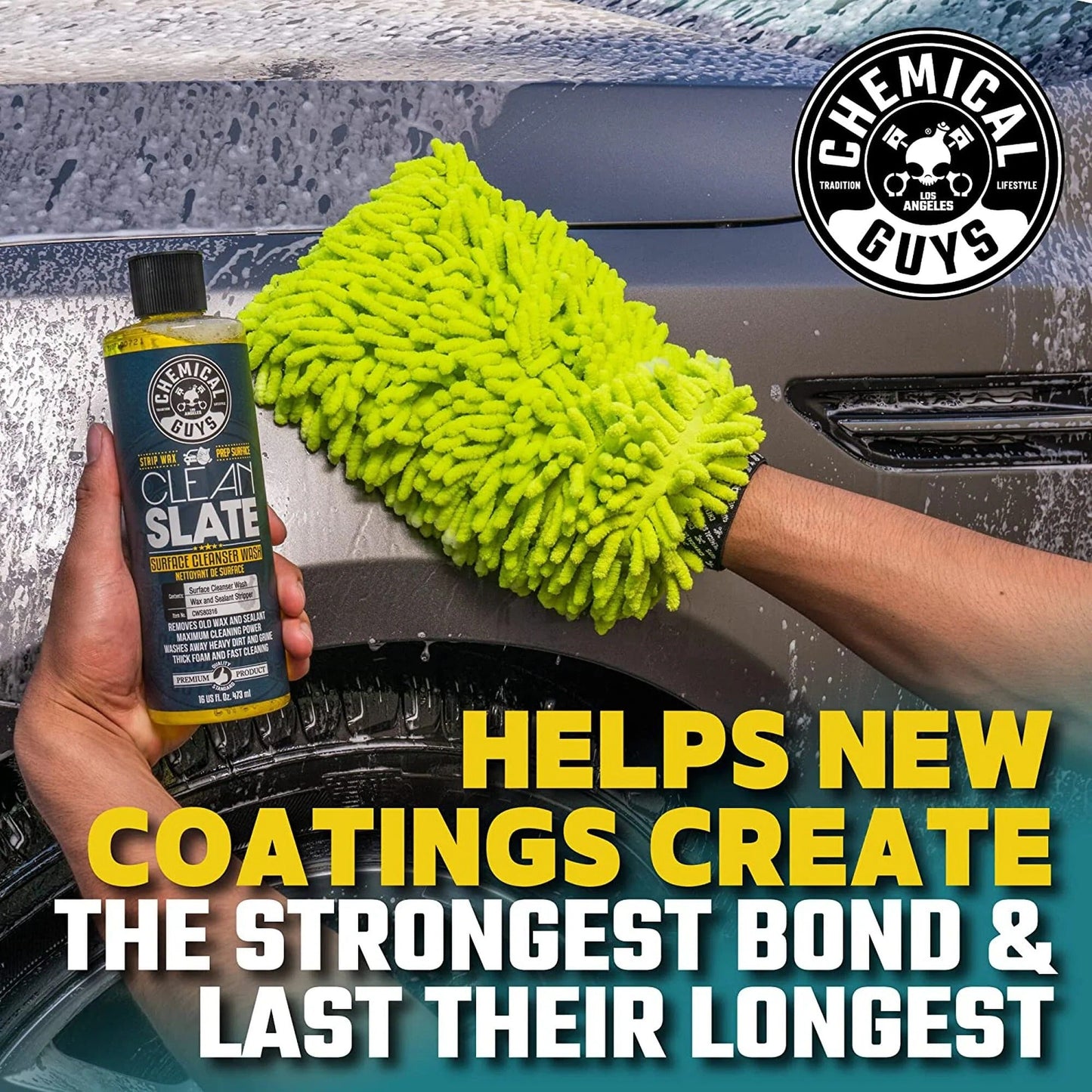 Clean Slate Wax Stripping Car Wash (16oz) - Chemical Guys