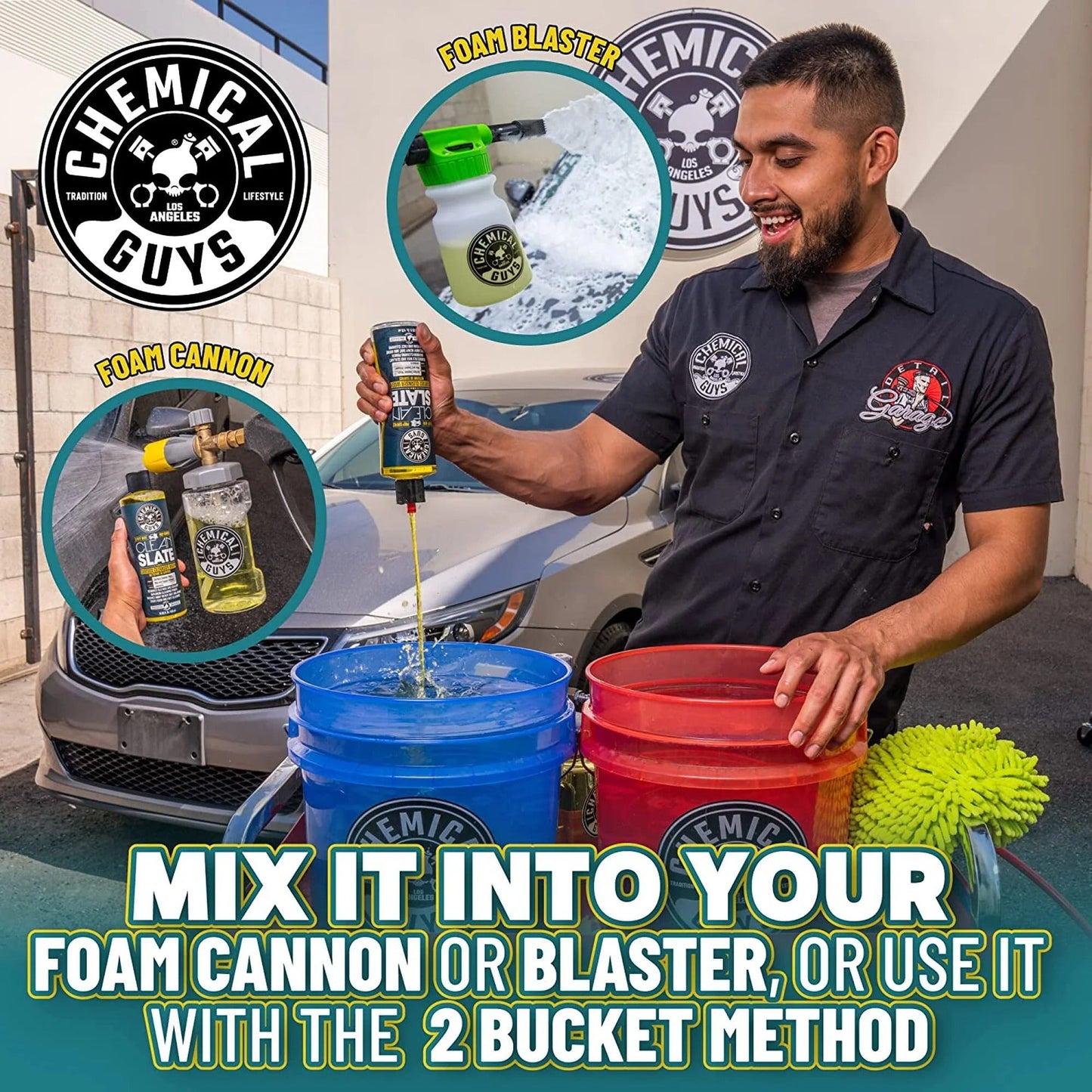 Clean Slate Wax Stripping Car Wash (16oz) - Chemical Guys