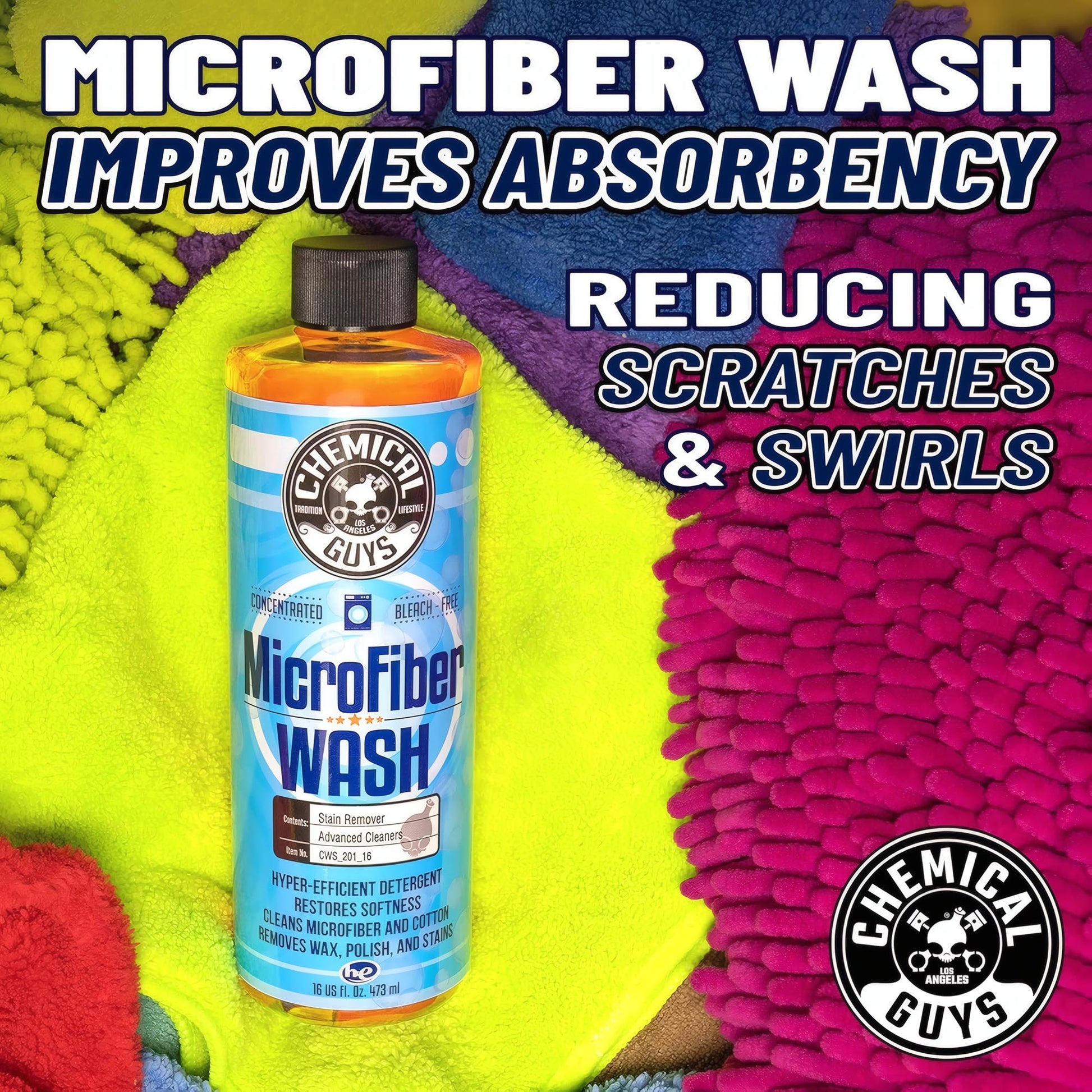 Microfibre Wash Cleaning Detergent Concentrate - Chemical Guys