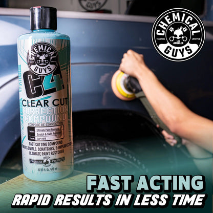 C4 Clear Cut Correction Compound (16oz) - Chemical Guys
