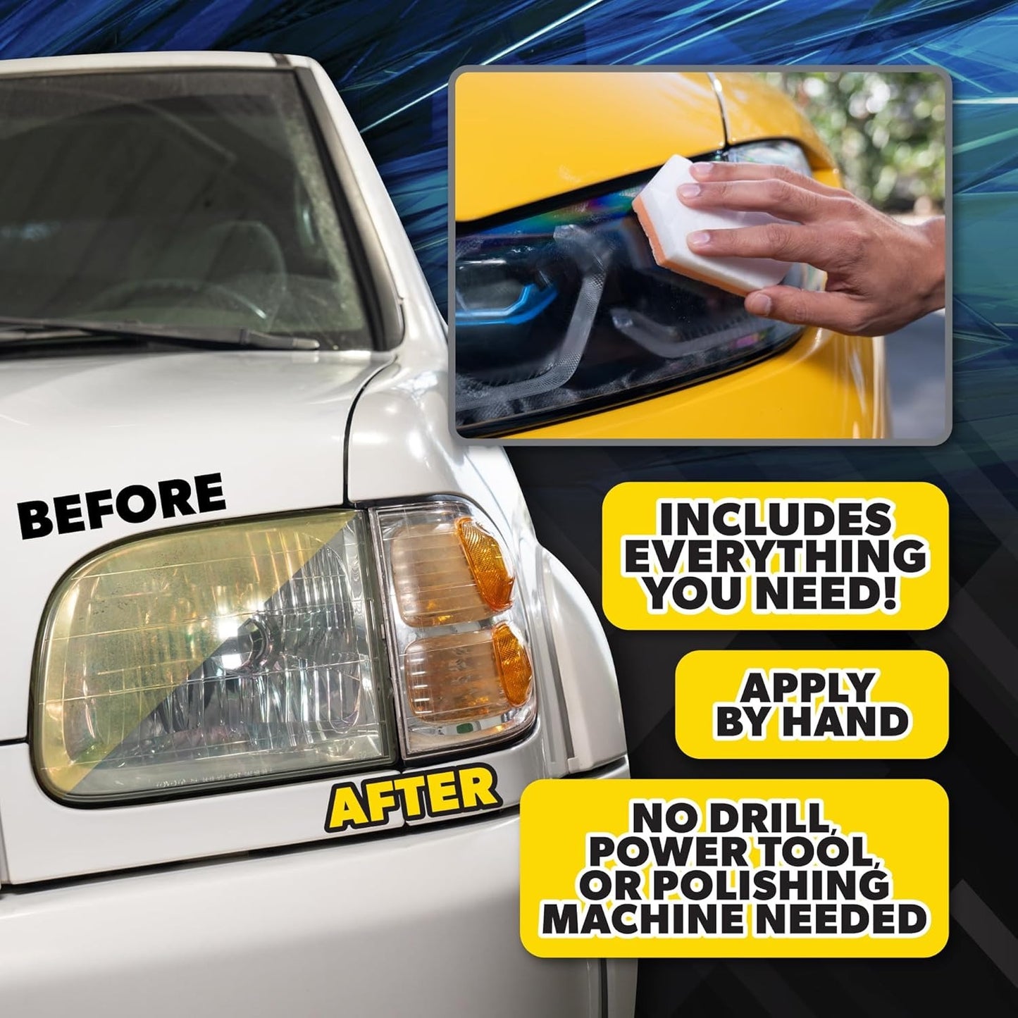 Headlight Restoration & Ceramic Kit