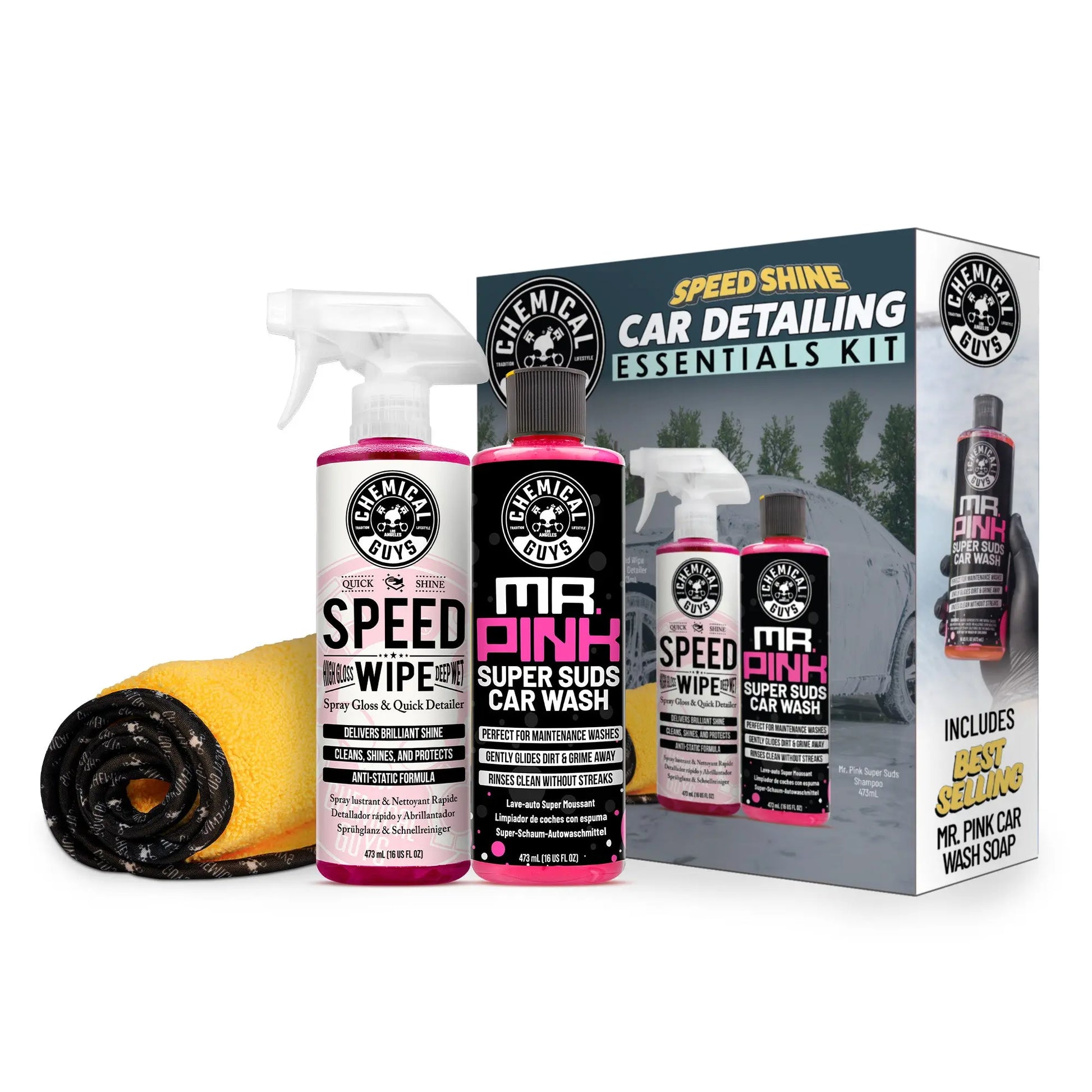 Speed Shine Car Detailing Kit Chemical Guys