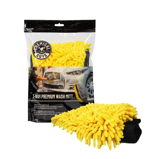 Three-Way Premium Wash Mitt Chemical Guys