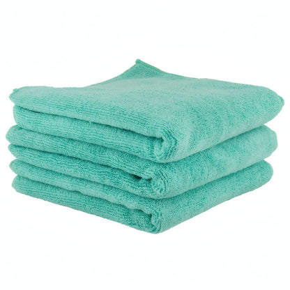 Workhorse Microfibre Towels - 16" x 16" - Green - 3 Pack