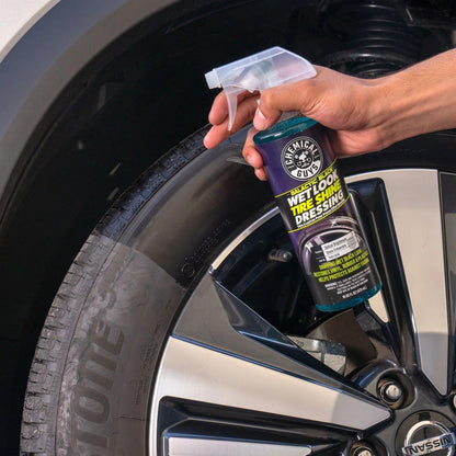 Galactic Black Wet Look Tyre Shine Dressing (16oz) Chemical Guys