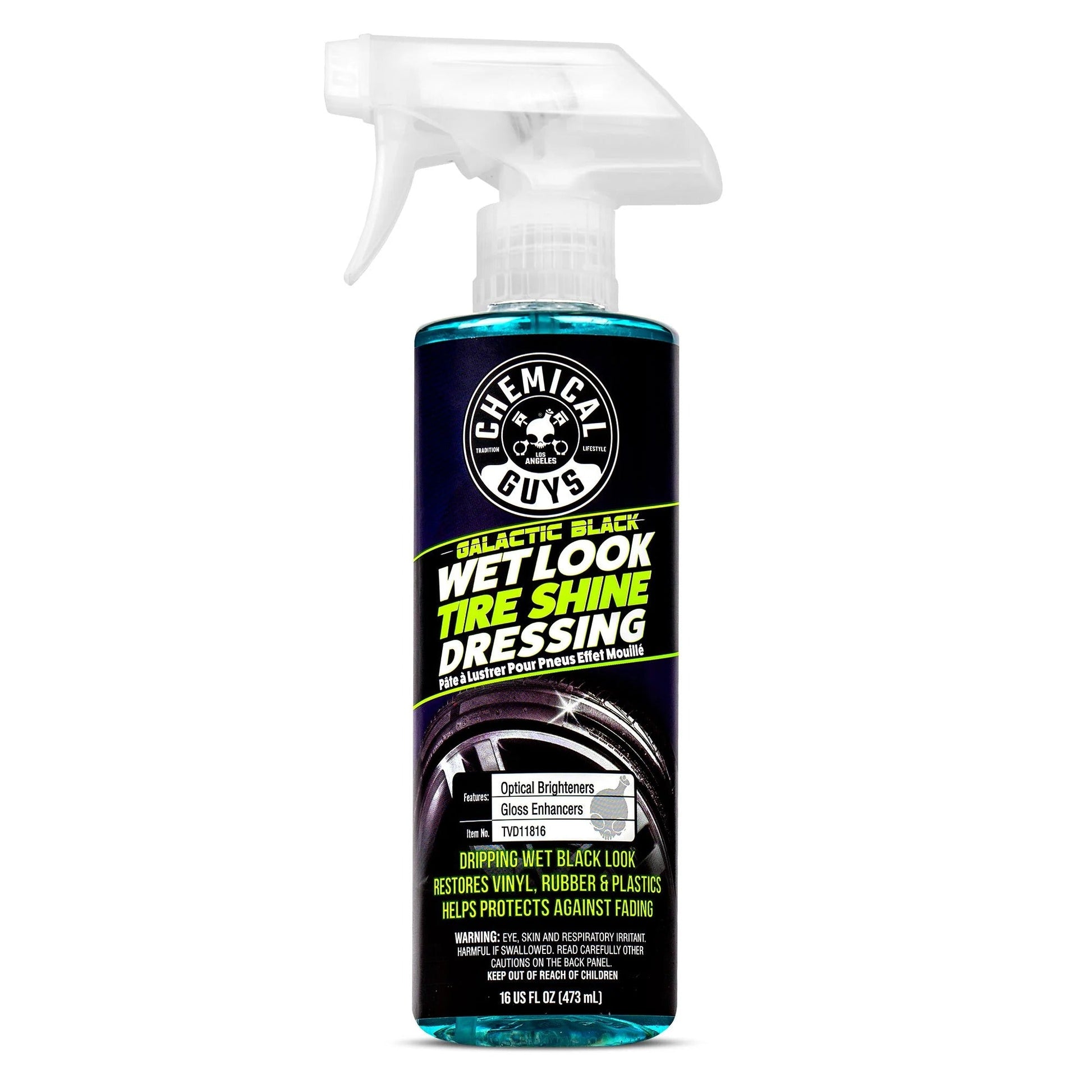 Galactic Black Wet Look Tyre Shine Dressing (16oz) Chemical Guys