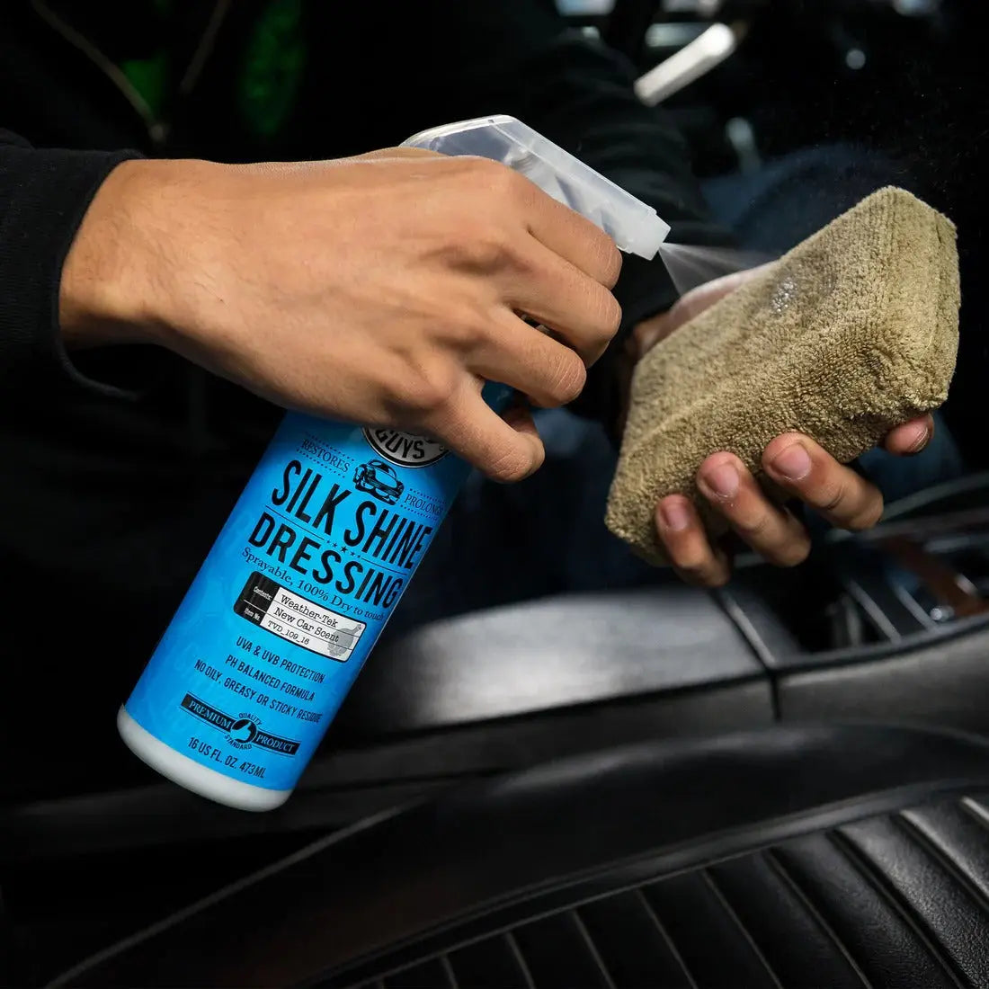 Silk Shine Spray Dressing Natural Shine (16oz) Chemical Guys