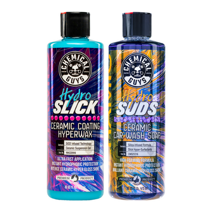 Hydroslick & Hydrosuds SIO2 Wash, Shine and Protect Kit