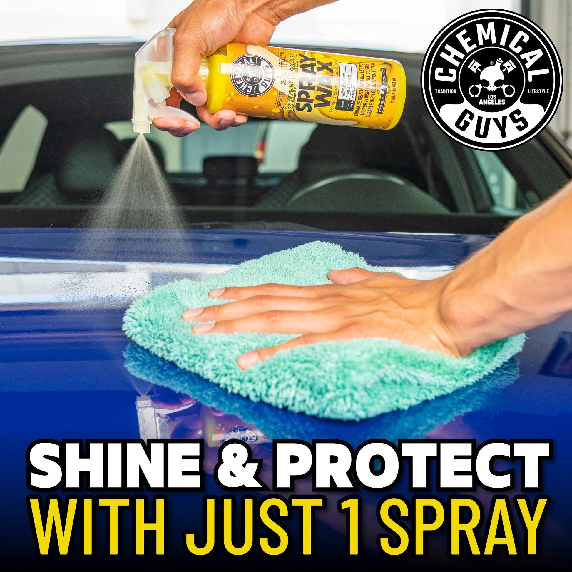 Blazin' Banana Carnauba Spray Wax (16oz) - Chemical Guys