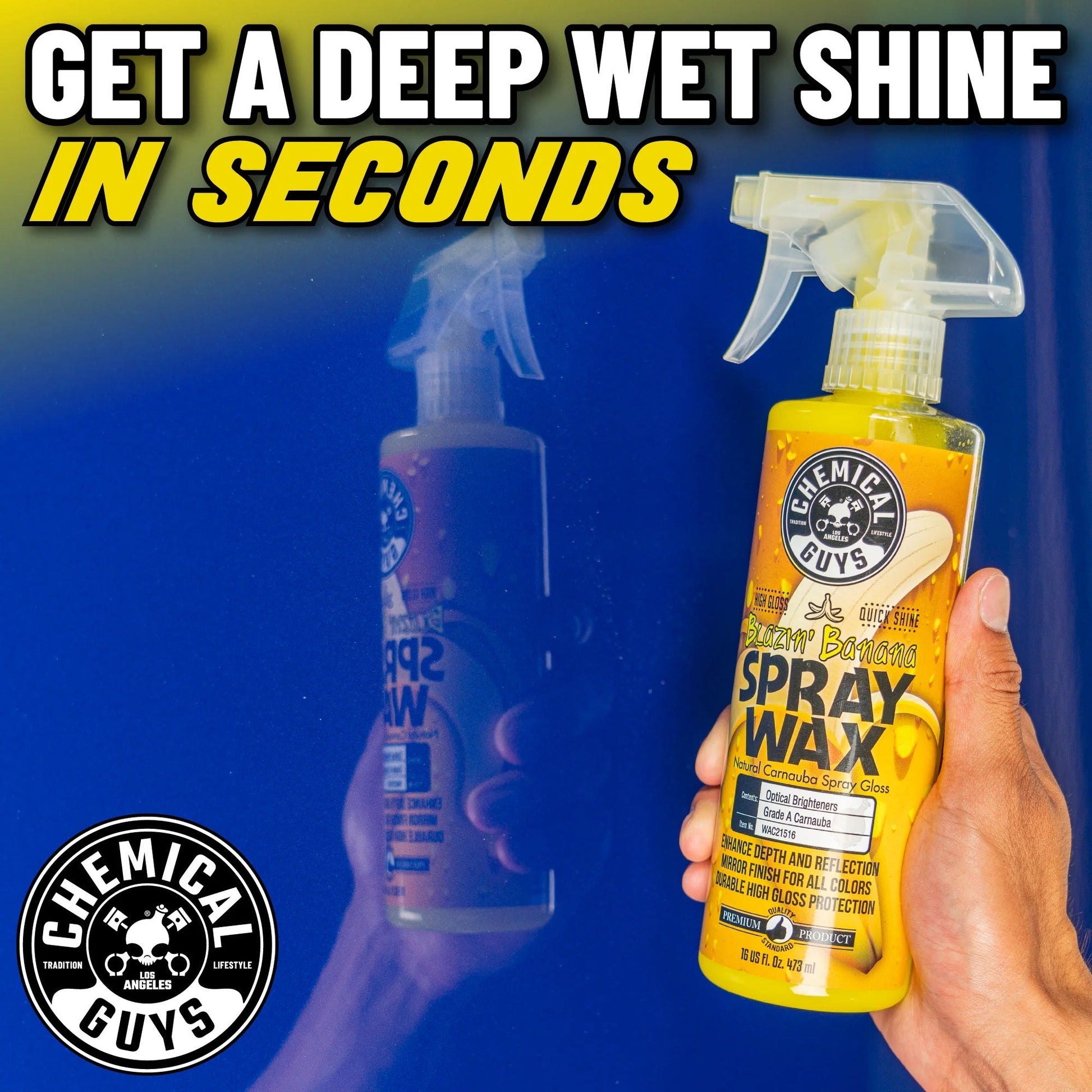 Blazin' Banana Carnauba Spray Wax (16oz) - Chemical Guys