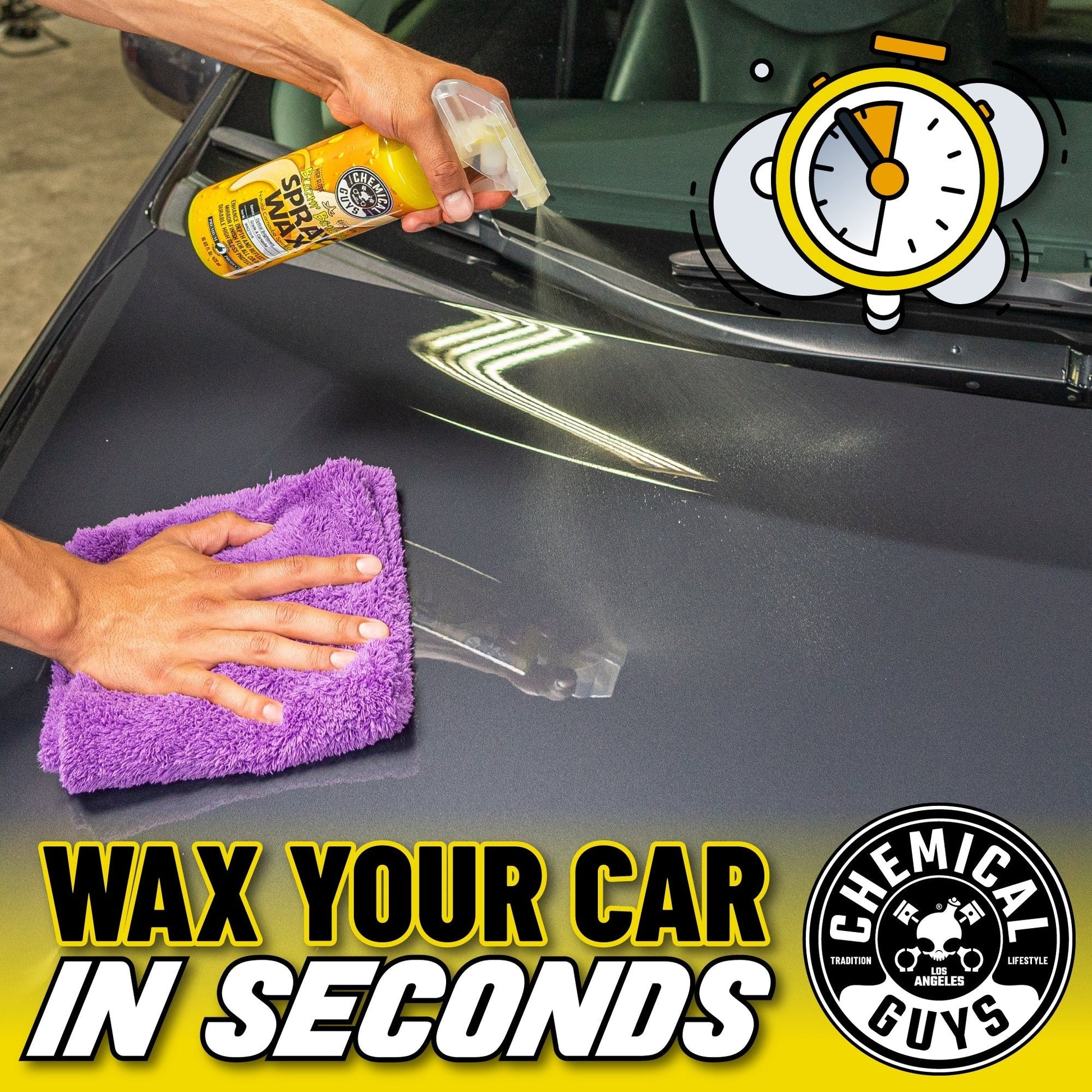 Blazin' Banana Carnauba Spray Wax (16oz) - Chemical Guys