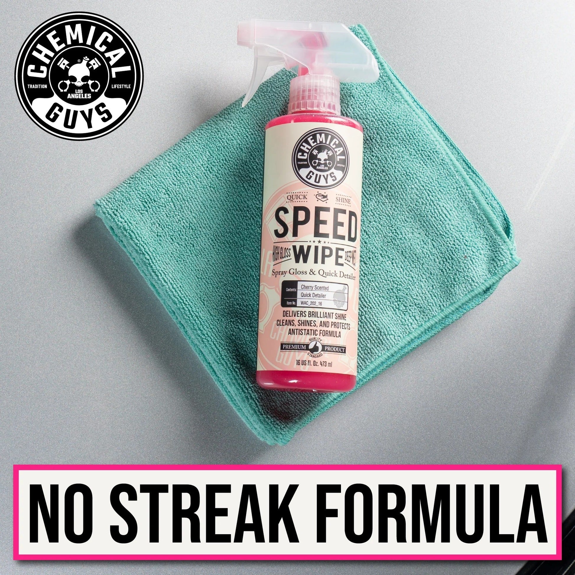 Speed Wipe Spray & Streak Free Quick Shine - Chemical Guys
