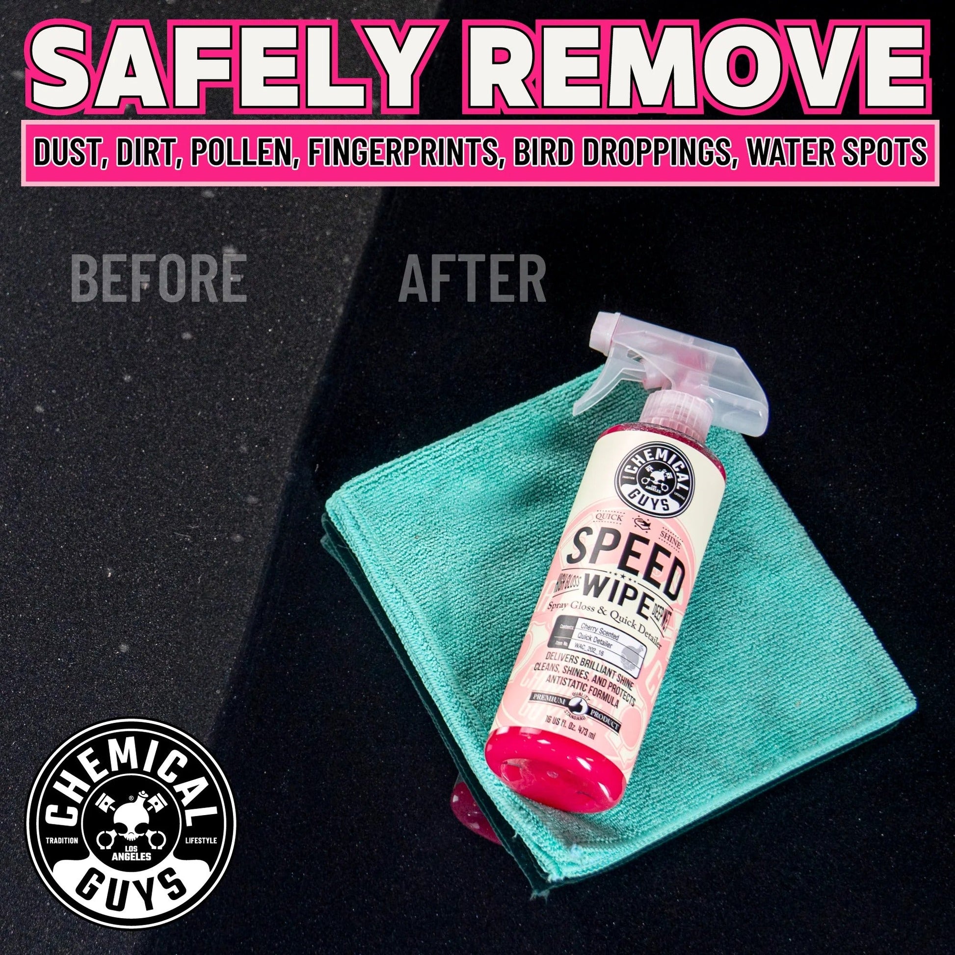 Speed Wipe Spray & Streak Free Quick Shine - Chemical Guys