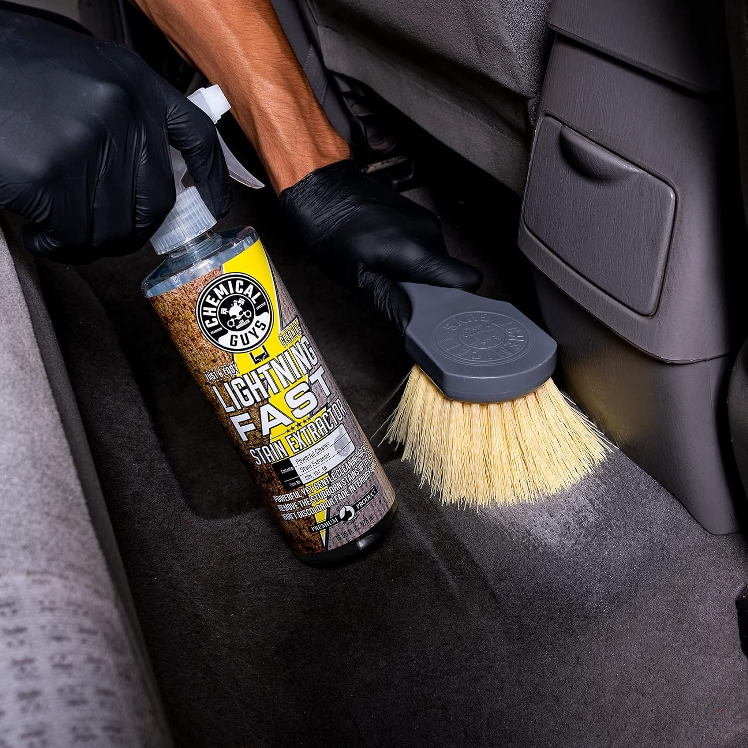 Nice & Stiff Heavy Duty Carpet & Interior Brush Chemical Guys