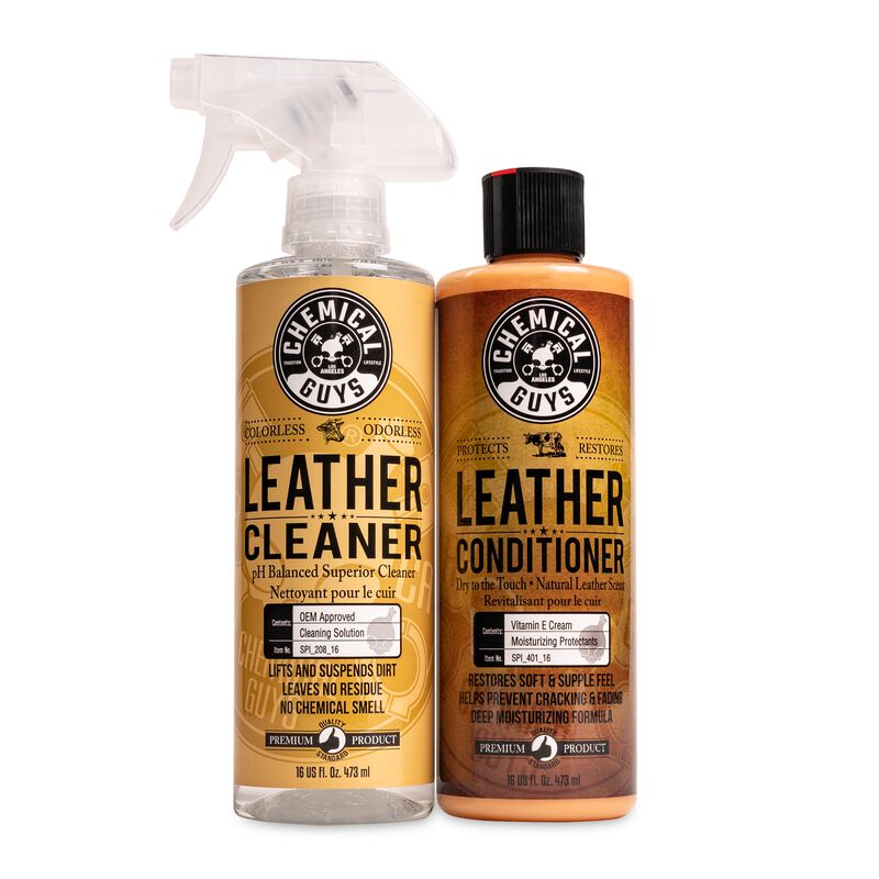 Leather Cleaner & Conditioner Complete Leather Care Kit