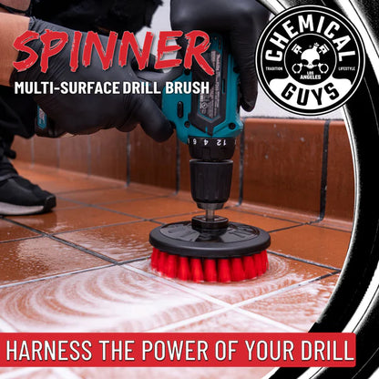 Spinner Carpet Drill Cleaning Brush - Heavy Duty