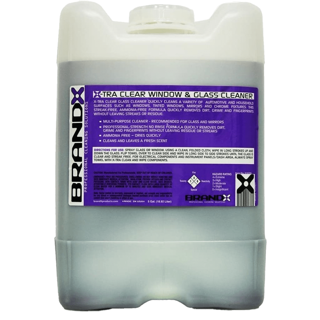 BRANDX X - TRA Brite Window & Glass Cleaner (5 Gallon)