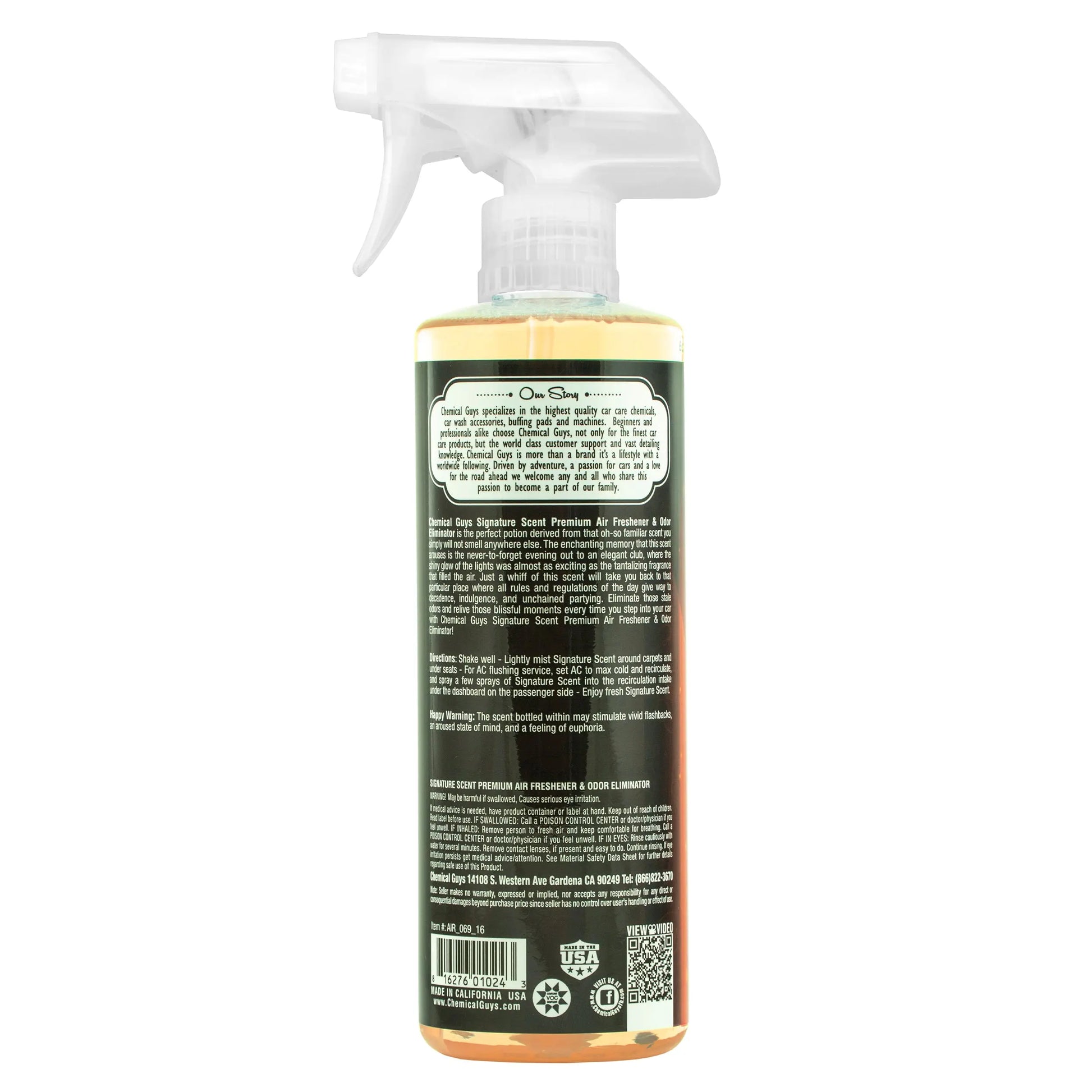 Signature Scent Air Freshener & Odor Neutralizer - Chemical Guys