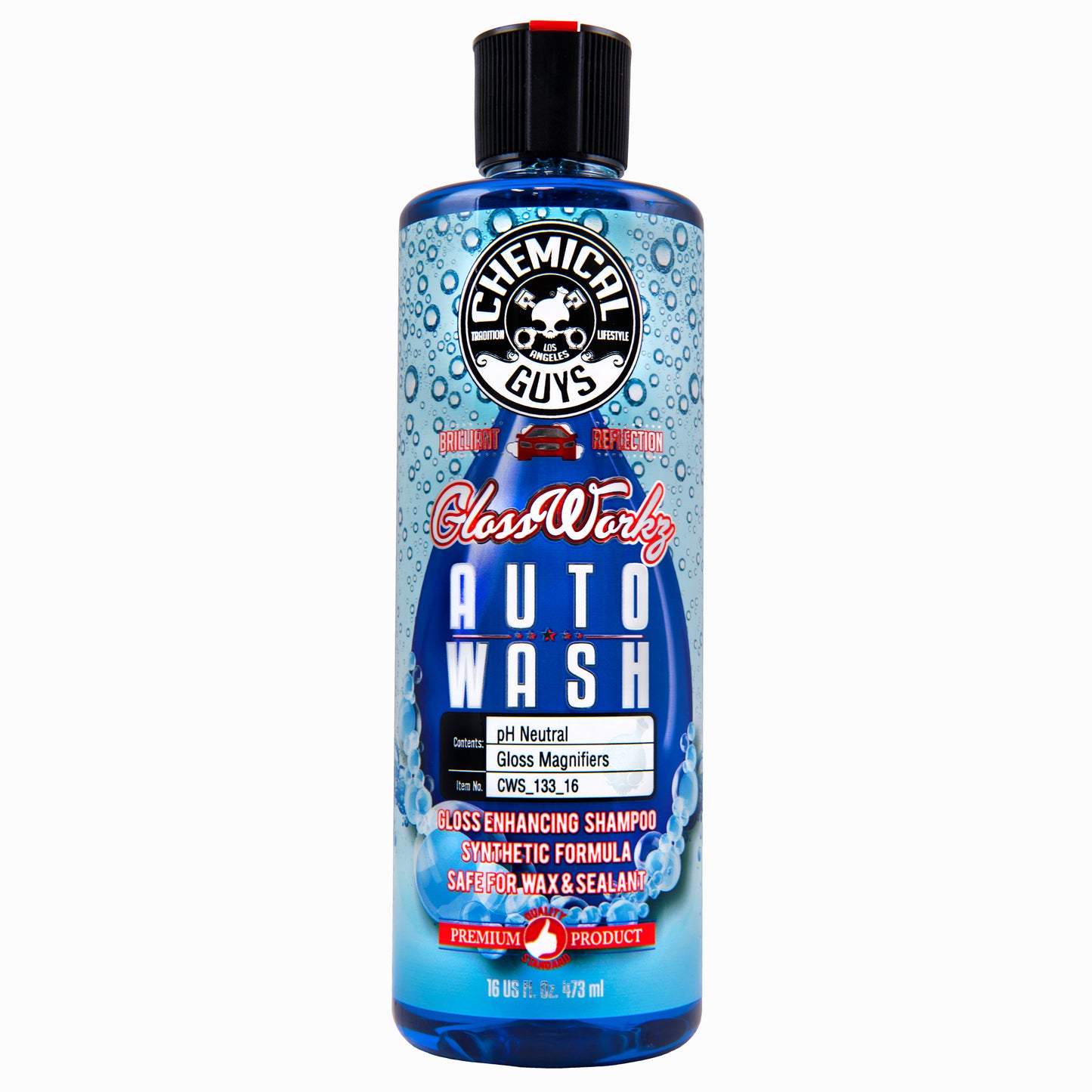Glossworkz Auto Wash Shampoo & Chenille Wash Mitt Bundle / Kit