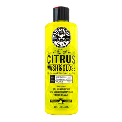 Citrus Wash & Gloss Shampoo with Chenille Wash Mitt Bundle / Kit