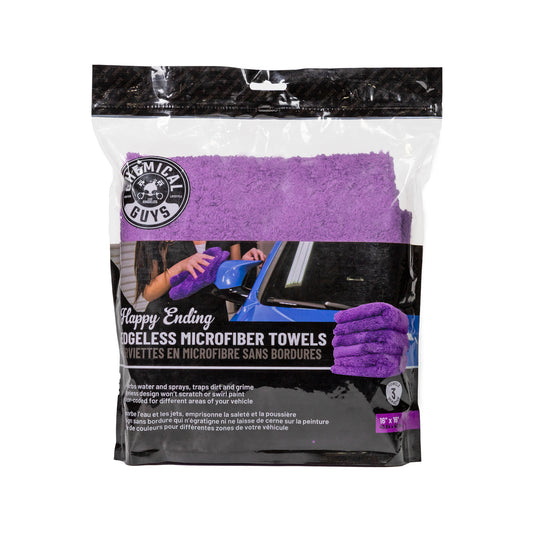 Happy Ending Towel 3 Pack (Purple)