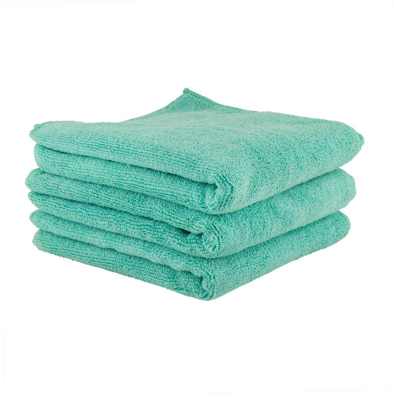 The Workhorse Towel ProGrade Microfiber Towel Green (3 Pack)