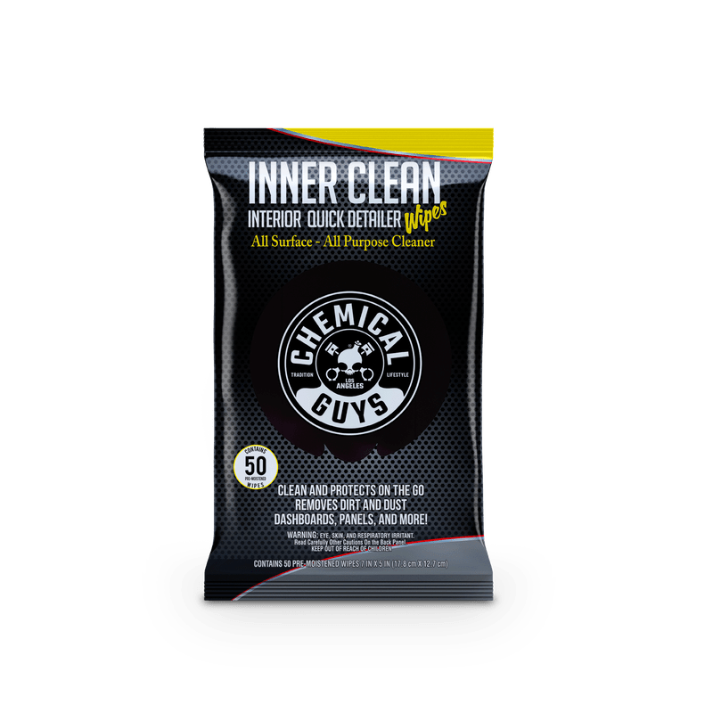 Innerclean Interior Quick Detailer & Protectant Car Wipes Chemical Guys